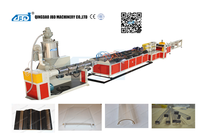 PE, PP, PS, PC, ABS, PMMA Profile Extrusion Line