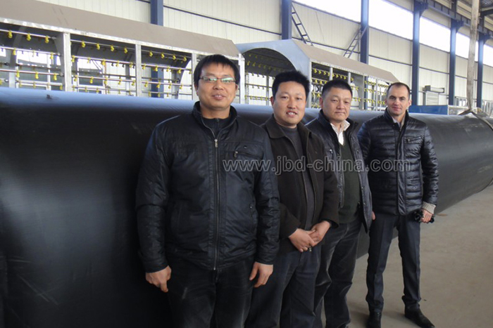 1600 HDPE Pipe Machine has Approved by Customer
