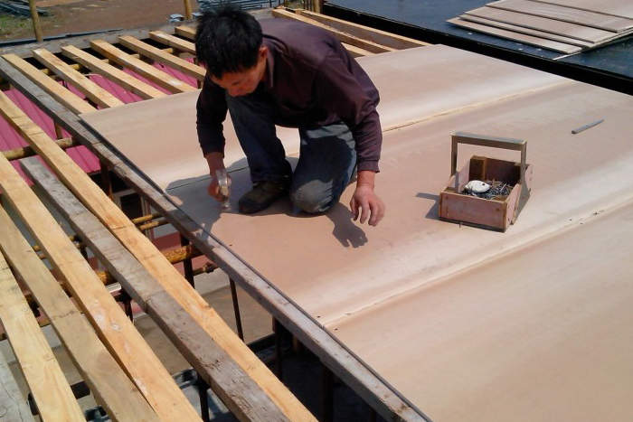Testing of PVC Foam board use for building