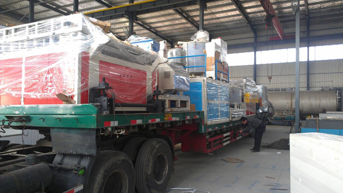 Delivery PVC Foam Board Machinery to Guizhou