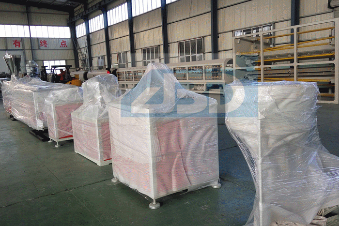 Delivery PVC Profile Machine to Korea